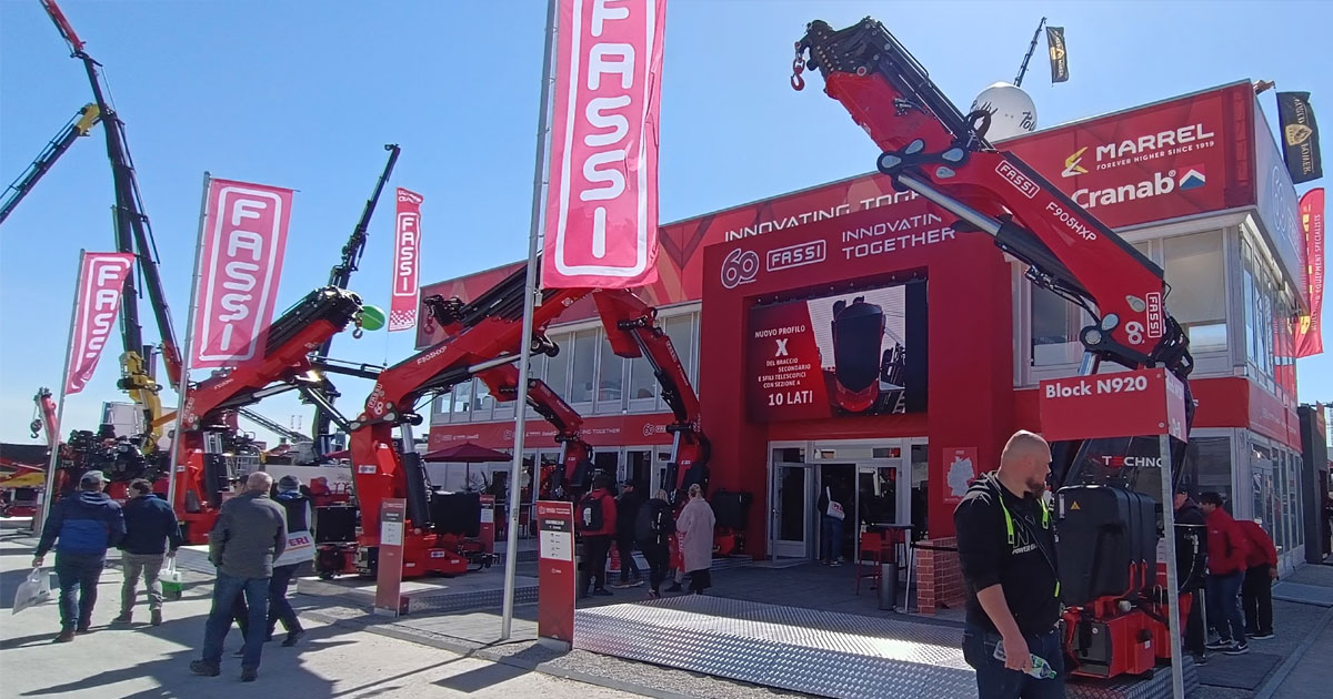 Fassi Techno, the future of lifting comes to Bauma